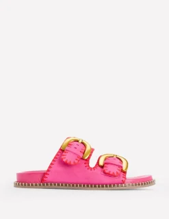 Flats | Sandals-Boden Alberta Footbed Sandal-Festival Pink/Post Box Red FestivalPink/PostBoxRed