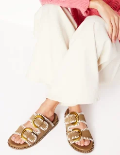 Flats | Sandals-Boden Alberta Footbed Sandal- Tan
