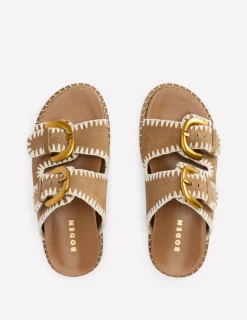 Flats | Sandals-Boden Alberta Footbed Sandal- Tan