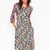 Dresses & Jumpsuits | Short-Boden Alexandra Blouson Jersey Dress-Multi, Painterly Meadow Multi,PainterlyMeadow