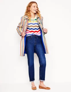 Sweaters & Cardigans-Boden Alice Fluffy Raglan Sweater-Rainbow Wave RainbowWave