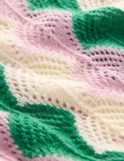Sweaters & Cardigans-Boden Alice Fluffy Raglan Sweater-Warm Ivory/ Soft Lavender Pink WarmIvory/SoftLavenderPink