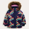 Coats & Jackets-Boden All-Weather Waterproof Coat-College Navy Rainbows CollegeNavyRainbows