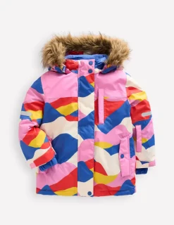 Coats & Jackets-Boden All-Weather Waterproof Coat-Cosmos Pink Ski Camo CosmosPinkSkiCamo