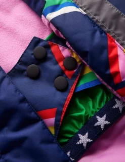 Coats & Jackets-Boden All-Weather Waterproof Coat-College Navy Rainbows CollegeNavyRainbows