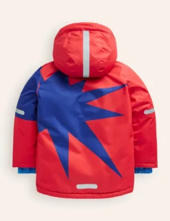 Coats & Jackets-Boden All-Weather Waterproof Coat-Strawberry Tart Red Star StrawberryTartRedStar