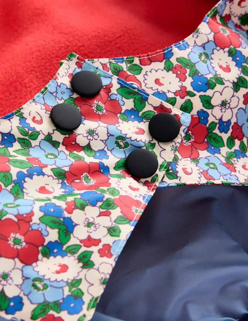 Coats & Jackets-Boden All-Weather Waterproof Coat-Glacier Blue Winter Floral GlacierBlueWinterFloral