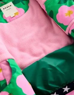 Coats & Jackets-Boden All-Weather Waterproof Coat-Rich Emerald Cut Out Flower RichEmeraldCutOutFlower