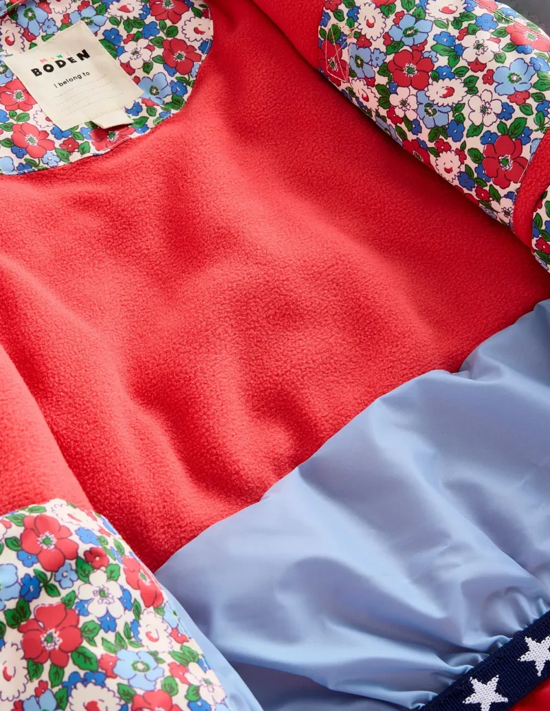 Coats & Jackets-Boden All-Weather Waterproof Coat-Glacier Blue Winter Floral GlacierBlueWinterFloral
