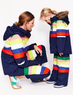 Coats & Jackets-Boden All-Weather Waterproof Coat-Rainbow Stripe RainbowStripe