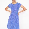 Dresses & Jumpsuits | Short-Boden Amelie Jersey Dress-Gallery Blue, Heart Cluster GalleryBlue,HeartCluster