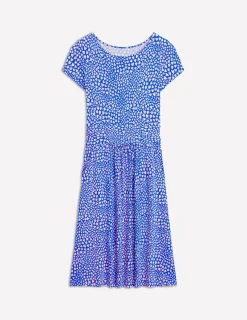 Dresses & Jumpsuits | Short-Boden Amelie Jersey Dress-Gallery Blue, Heart Cluster GalleryBlue,HeartCluster