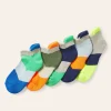 Socks & Underwear | Socks & Tights-Boden Ankle Socks 5 Pack-Multi Chevron MultiChevron