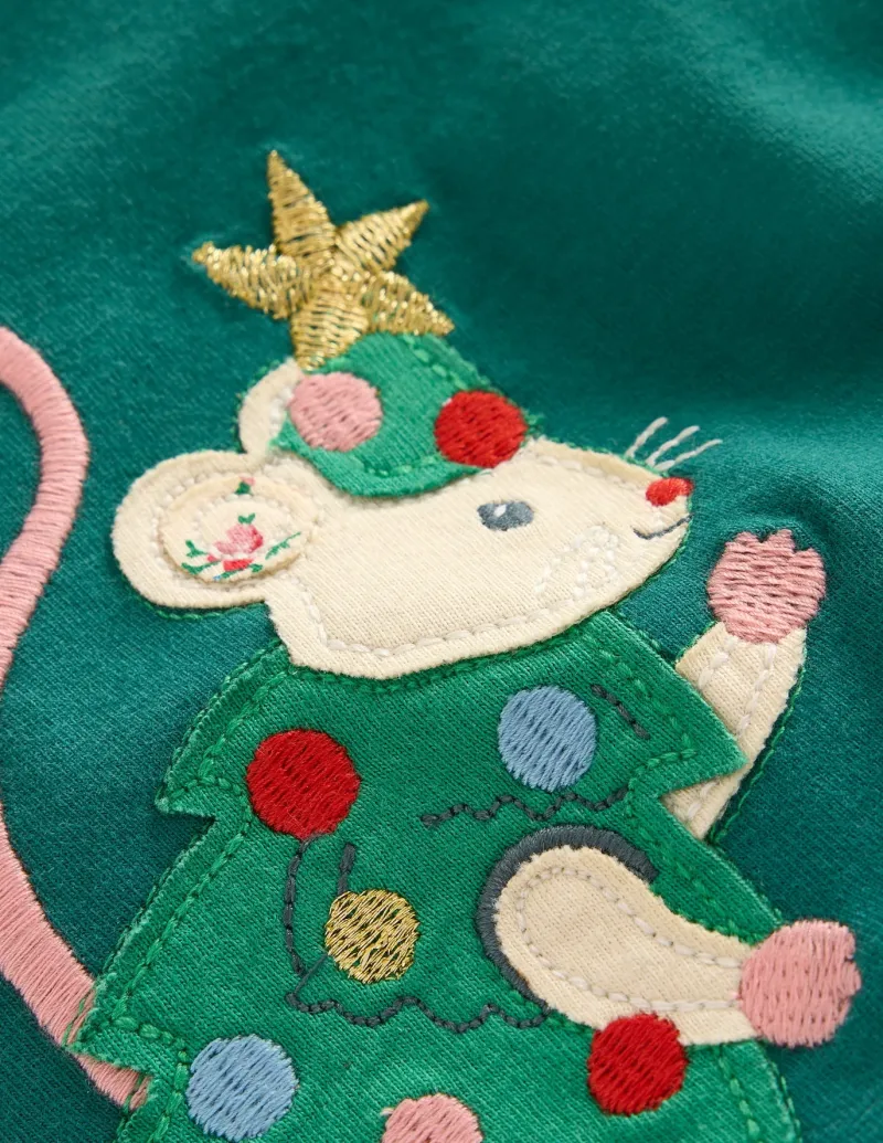 Leggings | Pants & Jeans-Boden Appliqué Leggings-Aloe Green Bunnies AloeGreenBunnies