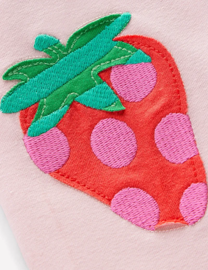 Pants & Jeans | Leggings-Boden Appliqué Leggings-Chalk Violet Strawberries ChalkVioletStrawberries