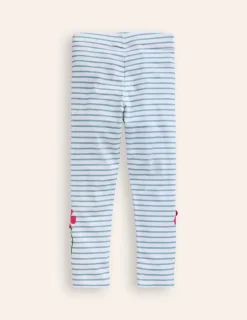 Leggings | Pants & Jeans-Boden Appliqué Leggings-Ivory/ Vintage Blue Flowers Ivory/VintageBlueFlowers