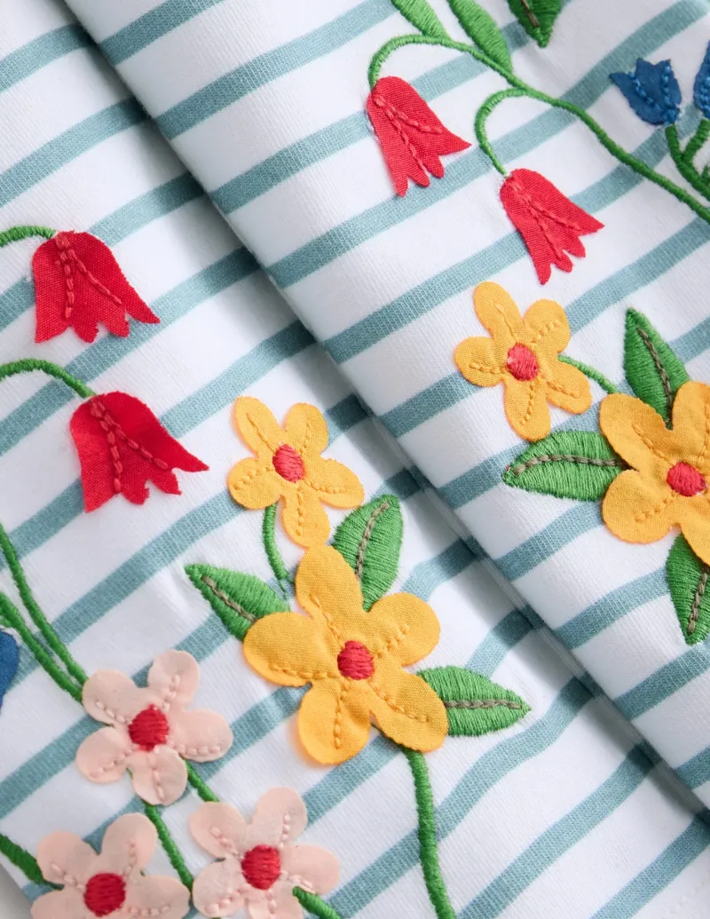 Leggings | Pants & Jeans-Boden Appliqué Leggings-Ivory/ Vintage Blue Flowers Ivory/VintageBlueFlowers