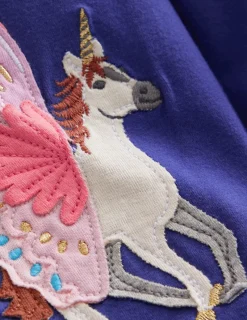 Leggings | Pants & Jeans-Boden Appliqué Leggings-Navy Unicorns NavyUnicorns