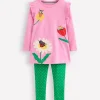 Tunics | Tops & T-Shirts-Boden Appliqué Tunic and Legging Set-Vintage Mauve Bugs VintageMauveBugs