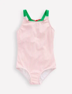 Swimwear & Beachwear-Boden Applique Back Swimsuit-Chalk Pink Heart ChalkPinkHeart