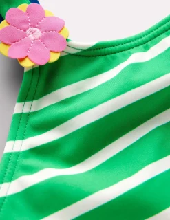Swimwear & Beachwear-Boden Applique Strap Bikini-Sapling Green Stripe Hearts SaplingGreenStripeHearts