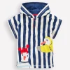 Swimwear & Beachwear-Boden Applique Towelling Throw On-Sapphire Blue Seagulls