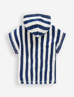 Swimwear & Beachwear-Boden Applique Towelling Throw On-Sapphire Blue Seagulls