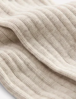 Socks & Tights-Boden Baby Ribbed Tights- Oatmeal