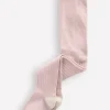 Socks & Tights-Boden Baby Ribbed Tights- Pink
