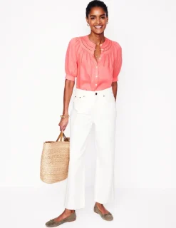 Tops & Blouses-Boden Bea Linen Top-Azealia Pink AzealiaPink