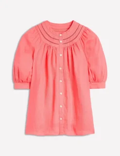 Tops & Blouses-Boden Bea Linen Top-Azealia Pink AzealiaPink