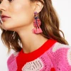 Jewelry-Boden Beady Motif Earrings- Ladybird