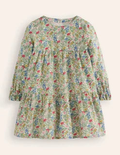 Dresses-Boden Betsy Tiered Twirly Dress-Multi Meadow Floral MultiMeadowFloral