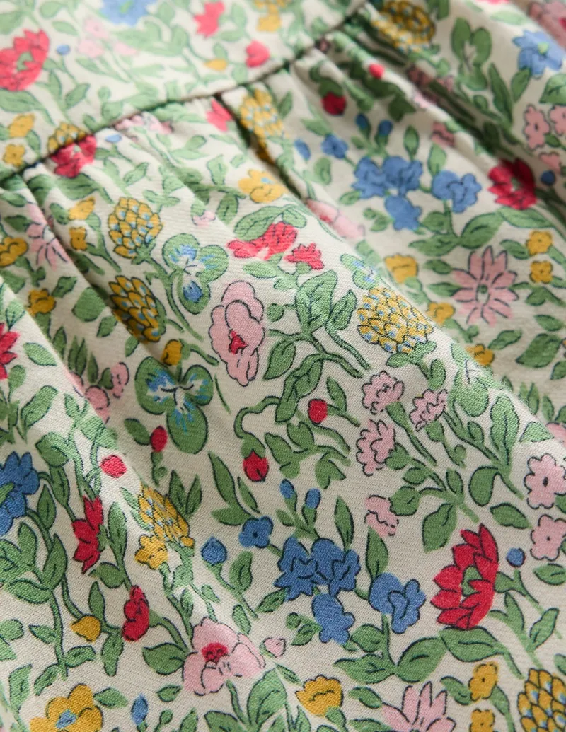 Dresses-Boden Betsy Tiered Twirly Dress-Multi Meadow Floral MultiMeadowFloral