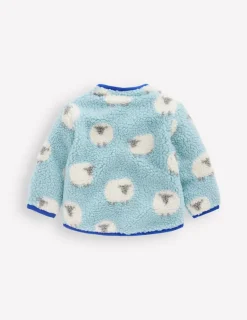 Coats & Jackets-Boden Borg Fleece-Vintage Blue Sheep VintageBlueSheep