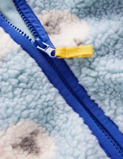 Coats & Jackets-Boden Borg Fleece-Vintage Blue Sheep VintageBlueSheep