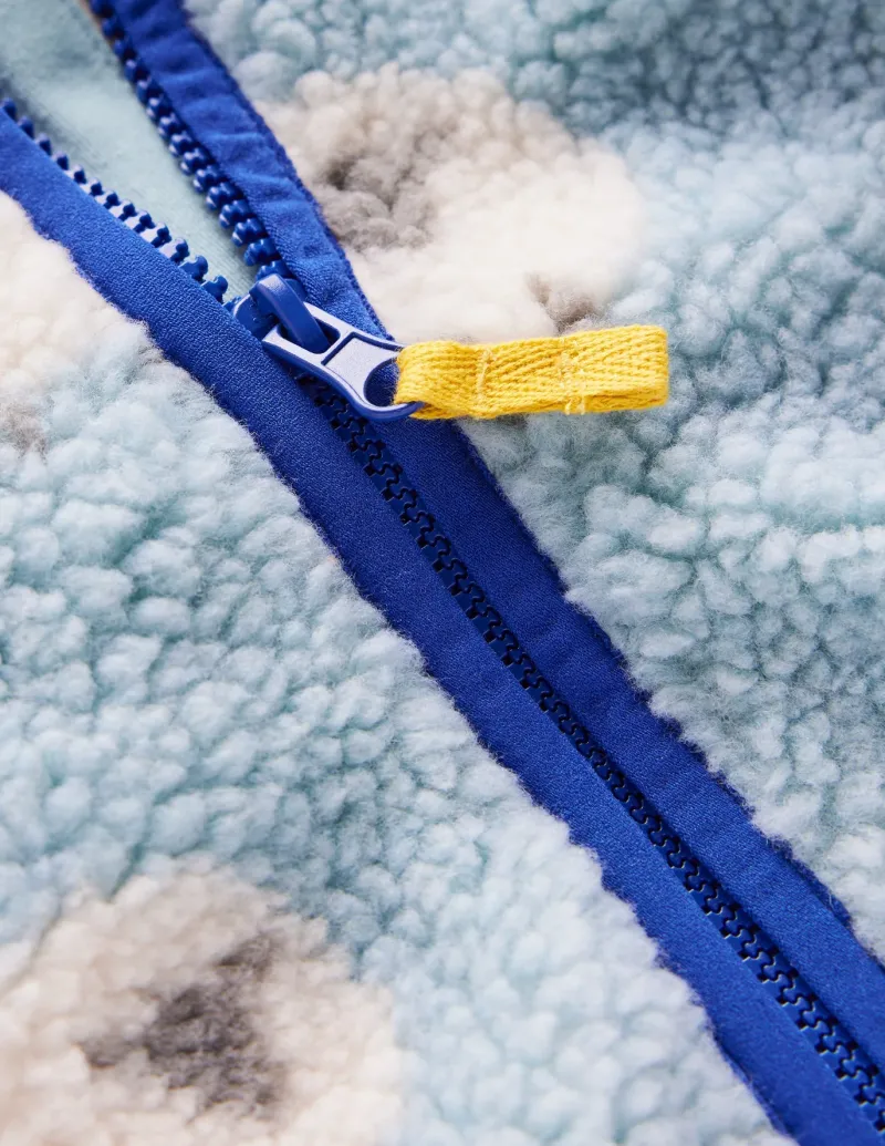 Coats & Jackets-Boden Borg Fleece-Vintage Blue Sheep VintageBlueSheep