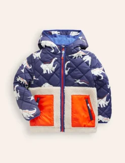 Coats & Jackets-Boden Borg Mix Jacket-College Navy Dino/ Borg CollegeNavyDino/Borg