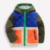 Coats & Jackets-Boden Borg Mix Jacket-Khaki Colourblock KhakiColourblock