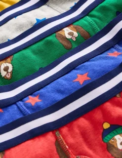 Socks & Underwear-Boden Boxers 5 Pack-Multi Dogs MultiDogs