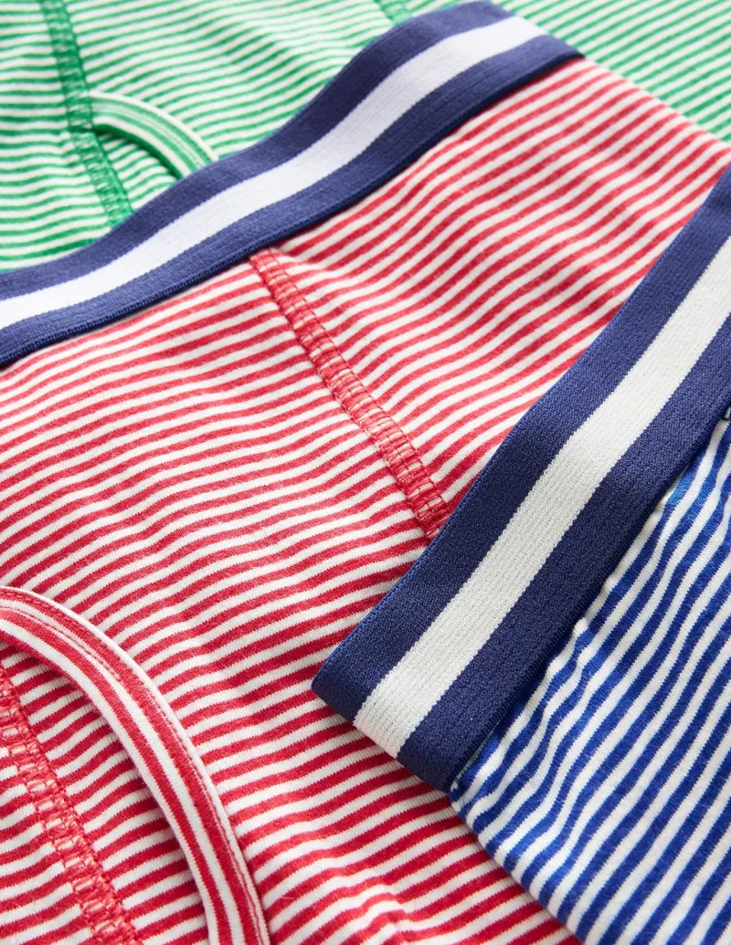 Socks & Underwear-Boden Boxers 3 Pack-Multi Fine Stripe MultiFineStripe