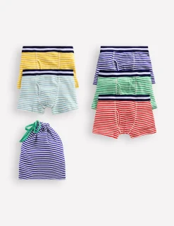 Socks & Underwear-Boden Boxers 5 Pack-Rainbow stripe Rainbowstripe