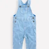 Bottoms-Boden Boys Dungaree-Blue Ticking Stripe BlueTickingStripe