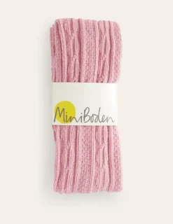 Socks & Tights-Boden Cable Footless Tights-Vintage Pink VintagePink