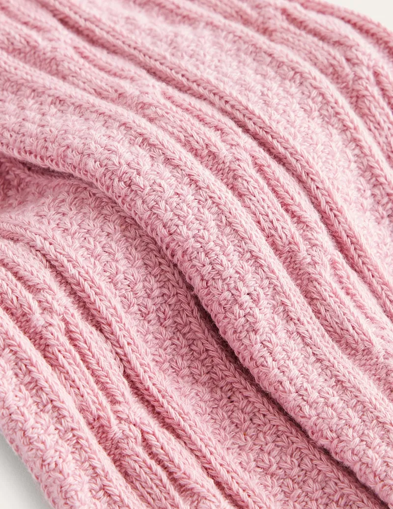 Socks & Tights-Boden Cable Footless Tights-Vintage Pink VintagePink
