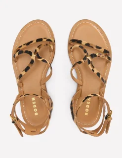 Flats | Sandals-Boden Casual Flat Sandal- Leopard