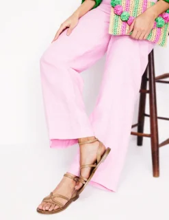 Flats | Sandals-Boden Casual Flat Sandal- Tan