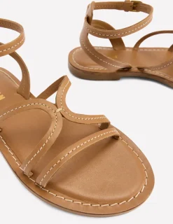 Flats | Sandals-Boden Casual Flat Sandal- Tan