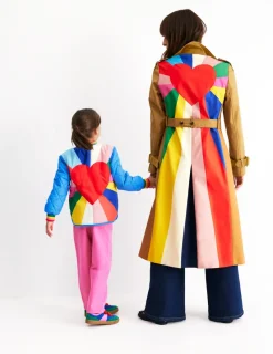 Jackets & Coats-Boden Cheltenham Trench Coat-Multi, Heart Spectrum Multi,HeartSpectrum