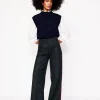 Pants-Boden Chiswick Wool Blend Pants-Navy and Green Check NavyandGreenCheck